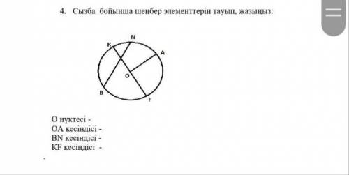 Найдите и напишите элементы на схеме. Пункт O. OA Раздел BN раздел KF раздел