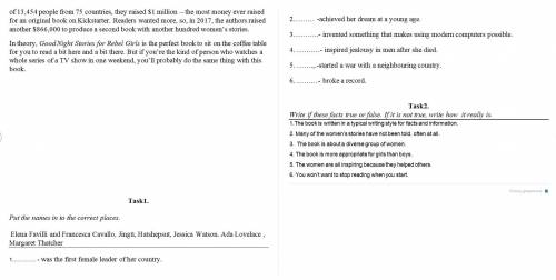 Read the text and do the exersices to the text.