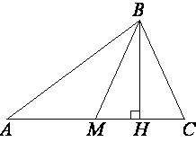 В треугольнике ABC BM – медиана и BH – высота. Известно, что AC=64см и BC=BM. Найдите AH