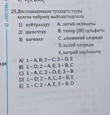 При диссоциации создайте среду, подходящую для солей.​