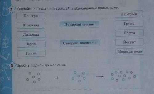 Будь ласка, до іть з 2 та 3 завданням по природі. ​