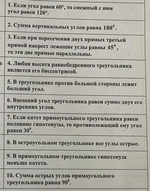 Укажите номера верных утверждений ! ​