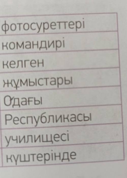 8 -тапсырма. Сөздерді сәйкестендіріп, сөйлем құрап айт. аB1 реактивті2 авиацияз тұңғыш4 техника5 Қор