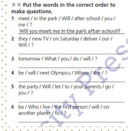 ,нужно составить предложения из слов​