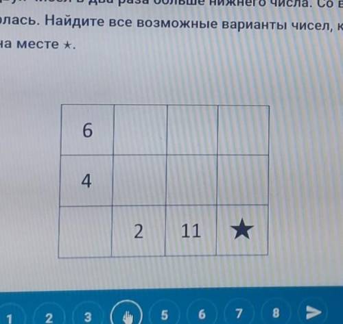 В прямоугольник 3×4 были записаны натуральные числа 1,2,312, каждое по одному разу. таблица обладала