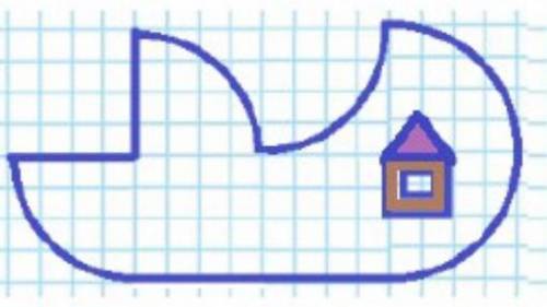 Необходимо покрасить забор вокруг дома данной формы. Найдите количество нужной краски если на 1 длин