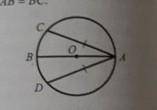 На рисунку 180 АВ - діаметр кола, АС і AD - рівні хорди. Доведіть, що <CAB = <DAB.​
