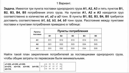 ‼️Транспортная задача(подробное решение)