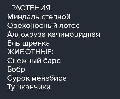 Напишите о значении Красной книги в охране природы 1. Цель 2. Что означает каждый цвет страницы книг