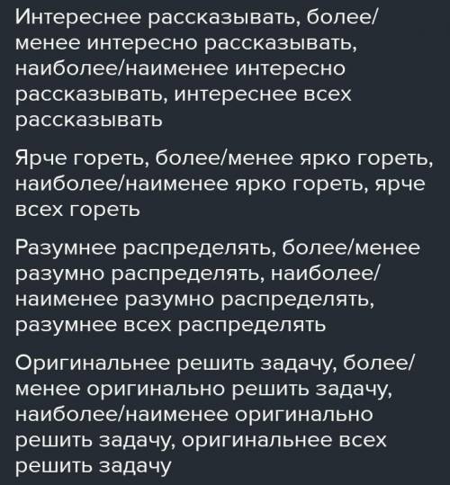 ЗАДАНИЕ№3. Образуйте от данных наречий формы сравнительной и превосходной степени. Обозначьте образо
