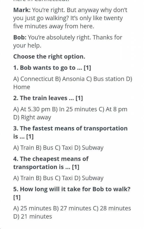 task 1 reading read the dialogue about transportation.bob:hello, im sorry, but i am late.can you hel