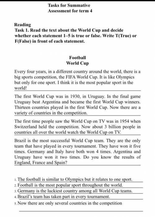 1. The football is similar to Olympics but it relates to one sport. 2. Football is the most popular