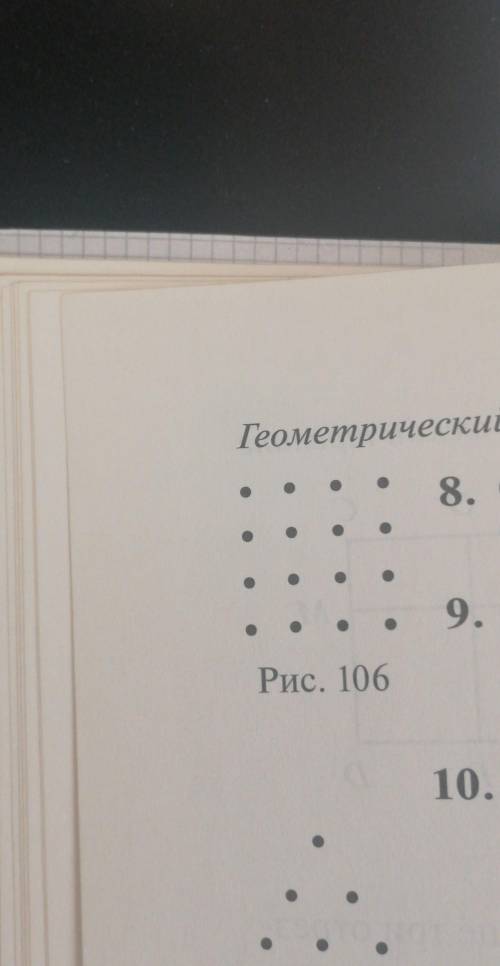 Сколько различных квадратов с вершинами в данных точках можно начертить на рисунке 106?​