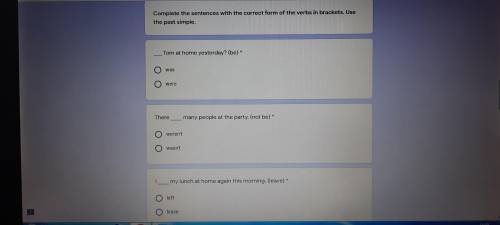 Complete the sentences with the correct form of the verbs in brackets. Use the present simple or pre