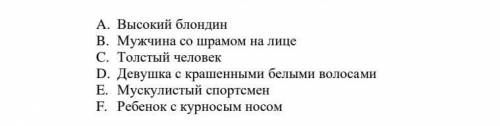 Выберите из списка наследственные признаки человека ​