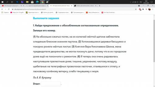 Найти обособленное согласование и объяснить