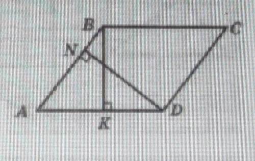 Знайдіть площу паралелограма ABCD, якщо AB = 6см, DN = 4см ! Только с разьяснением что откуда берем.