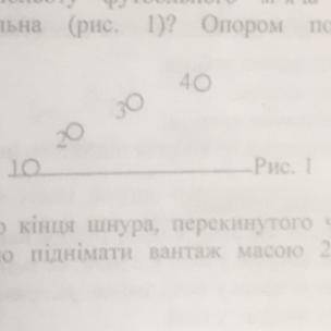 9. у якій точці траекторії польоту футбольного м'яча його потенціальна енергія максимальна (рис. 1)?