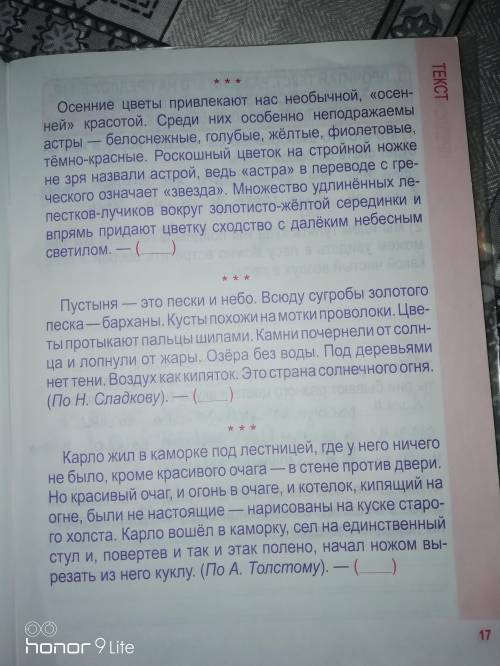 Определите какой тип текста. Описание или повествование.