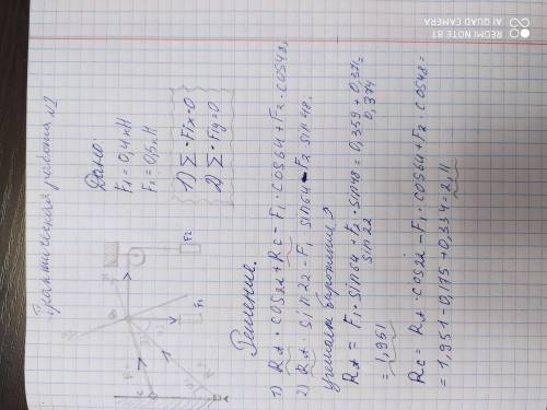 с проверкой с силового многоугольника