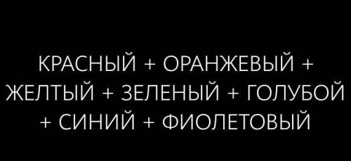 Какой цвет выйдет в результате ​