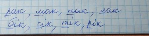 Допиши приголосні щоб утворилися різні слова? _ак _ак. _ак. _ак _ік _ік. _ік. _ік