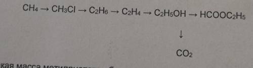 с химией Написать уравнения реакции, с которых можно осуществить превращения по схеме​