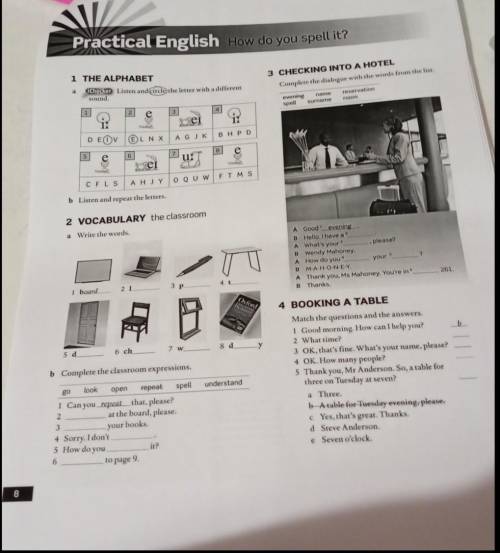 Practical English How do you spell it? 1 THE ALPHABET Checker Listen and circle the letter with a di