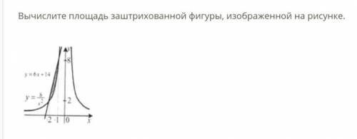 найти площадь заштрихованной фигуры