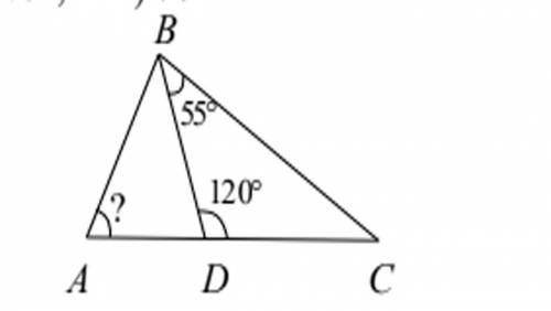 1) Задание ВD – бісектриса кута В трикутника АВС (див. мал.). Знайдіть градусну міру кута ВAС, якщо