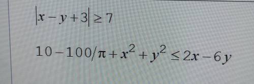 Здравствуйте . Изобразить на плоскости множество точек М(x,y), для которых выполняются неравенства и