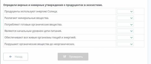 Пищевые цепи и пищевые сети. Моделирование «Построение пищевых цепей и сетей» Определите верно/не ве