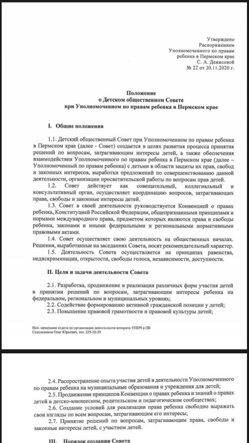 Какие на Ваш взгляд основные функции члена Детского общественного Совета при Уполномоченном по права