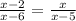 \frac{x-2}{x-6} = \frac{x}{x-5}