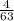 \frac{4}{63}