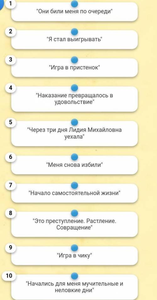 Расспредели по сюжету. (все на фото) текст Уроки Французского