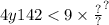 4y1 {42 < 9 \times \frac{?}{?} }^{?}