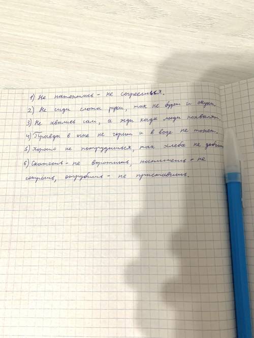 Написать сочинение на любую тему, используя все пословица из приведённого фото. Заранее