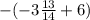 -(-3\frac{13}{14}+6)