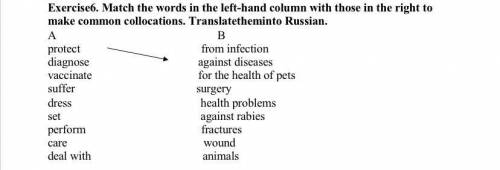 Match the words in the left-hand column with those in the right to make common collocations. Transla