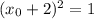 (x_0+2)^2=1