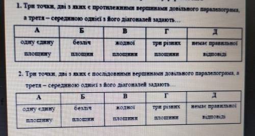 Паралельність прямих та площин у просторі.