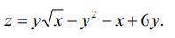 Исследовать функцию z = (x, y) на экстремум