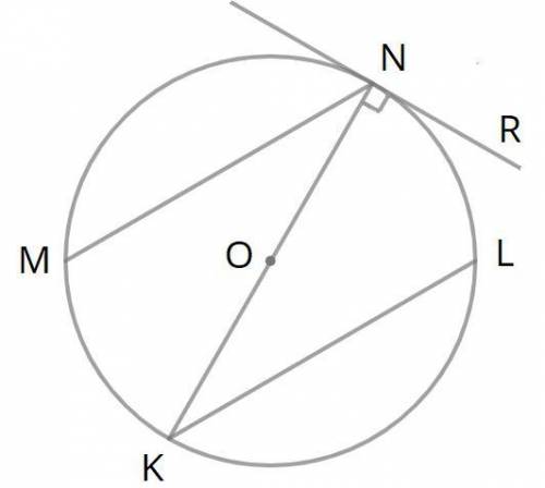 ОЧЕНЬ НУЖНО Дано:MN=KL=6,4см;∢KNM=60°.Найти:диаметрсм;∢MNR=°;∢NKL=°.