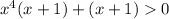 x^4(x+1)+(x+1)0