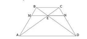 изображена трапеция ABCD, MN||BC. Чему равна длина вектора EN, если Вектор |AD| = 72, а CN:ND = 4:5