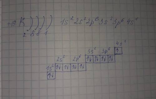 Запишите электронную конфигурацию и электронно графическую формулу атома, ядро которого имеет заряд