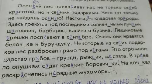 Текст на картинке к нему сделать 2 задания занятия 1. Выпиши из текста все формы имён прилагательных