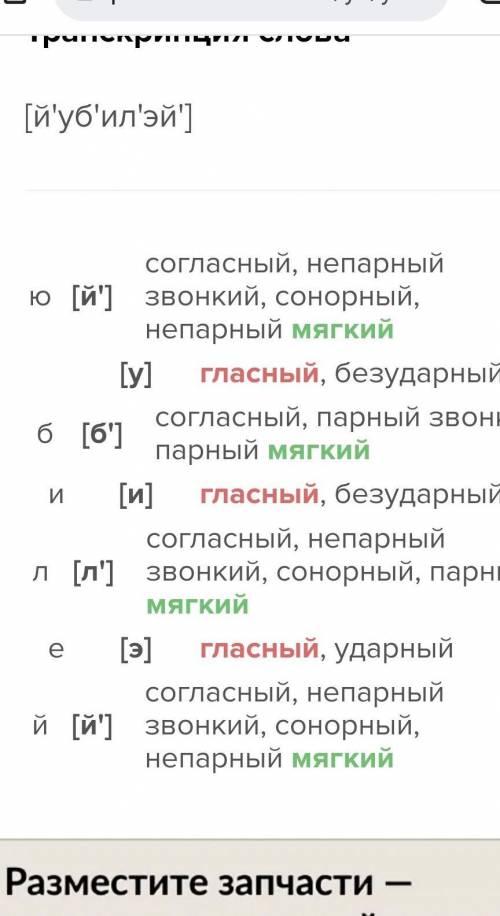 с заданием Звукобыквеный разбор словаЮбилей, ябеда, пьеса(На листочке делайте)