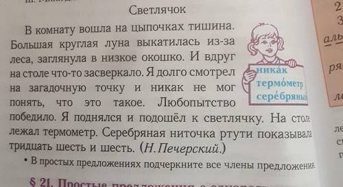 Про светлячок напишите рассказ